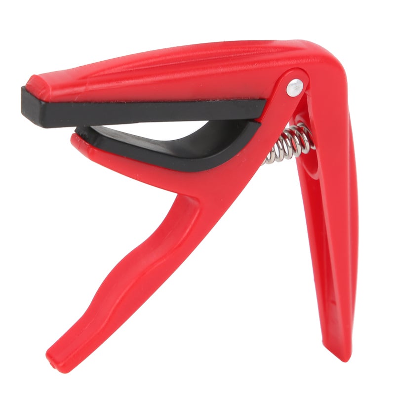 Ukulele Capo Plastic Pitch Adjustment Tool with Spring Stringed Instrument AccessoriesRed - Image 5