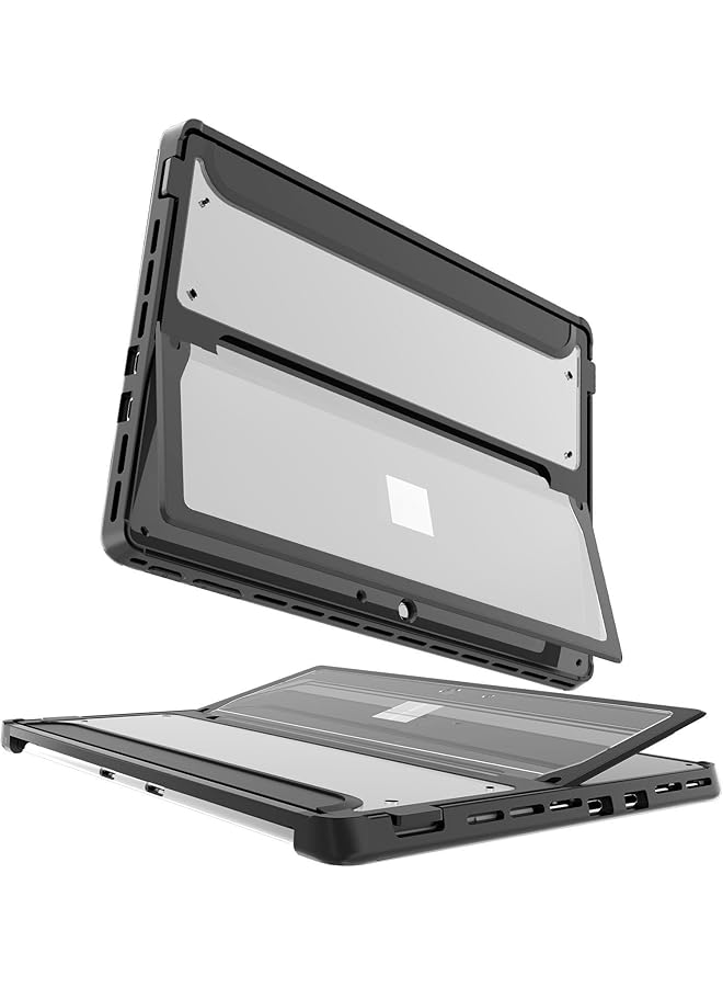 erorex Case For Microsoft Surface Pro 9 Pro 9 5G 13 Inch 2022 All In One Protective Rugged Cover Case With Kickstand Protective Case Compatible With Type Cover Keyboard (Black)  - Image 1