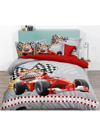 Racing Car Bedding Set – 4-Piece Kids’ Set with Duvet Cover, Fitted Sheet & Pillowcases, Bright & Colorful Design for Boys’ Room - pzsku/ZC2E8F34E17F9AD7A2EACZ/45/1748940676/e1866b50-732c-4b14-8d4f-010ae28653c2