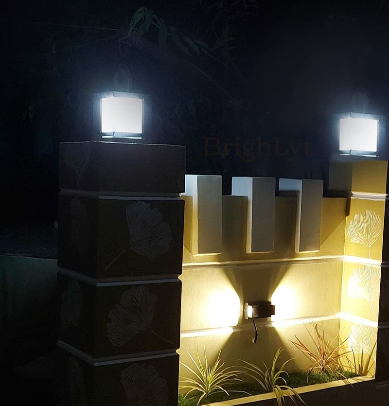 BrightLyt Gate Lamps for Outdoor, Modern Main Door Lights for Entrance, Garden gate Lamps, Waterproof Lamps for Outdoor (Pack of 2) - Image 3