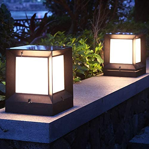 BrightLyt Gate Lamps for Outdoor, Modern Main Door Lights for Entrance, Garden gate Lamps, Waterproof Lamps for Outdoor (Pack of 2) - Image 1