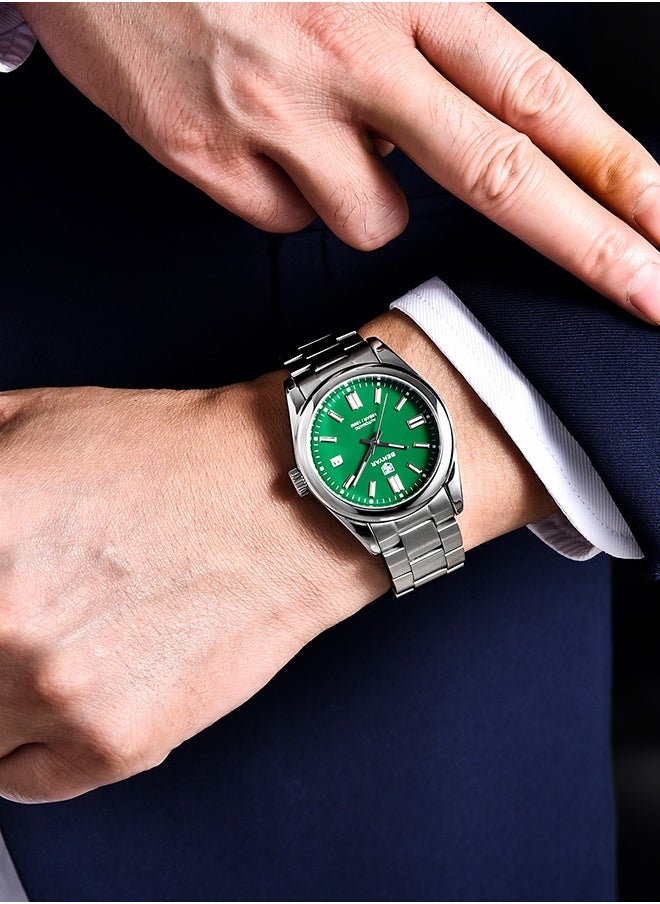 BENYAR Men's Automatic Watches Full Steel Luxury Casual Business Wrist Watch for Men Sea-gull ST6 Mechanical Synthetic Glass Wristwatch  - Image 3