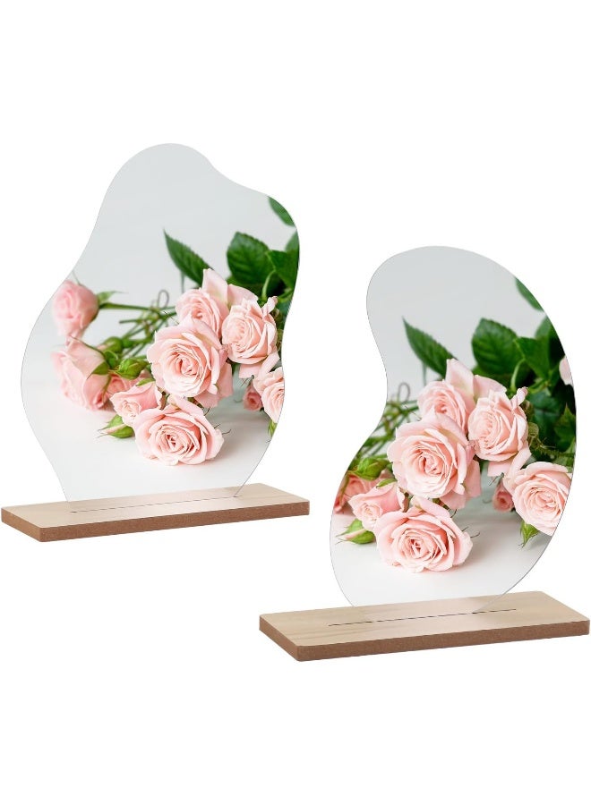 TPGP Pack Of 2 Acrylic Make-Up Mirrors - Image 1
