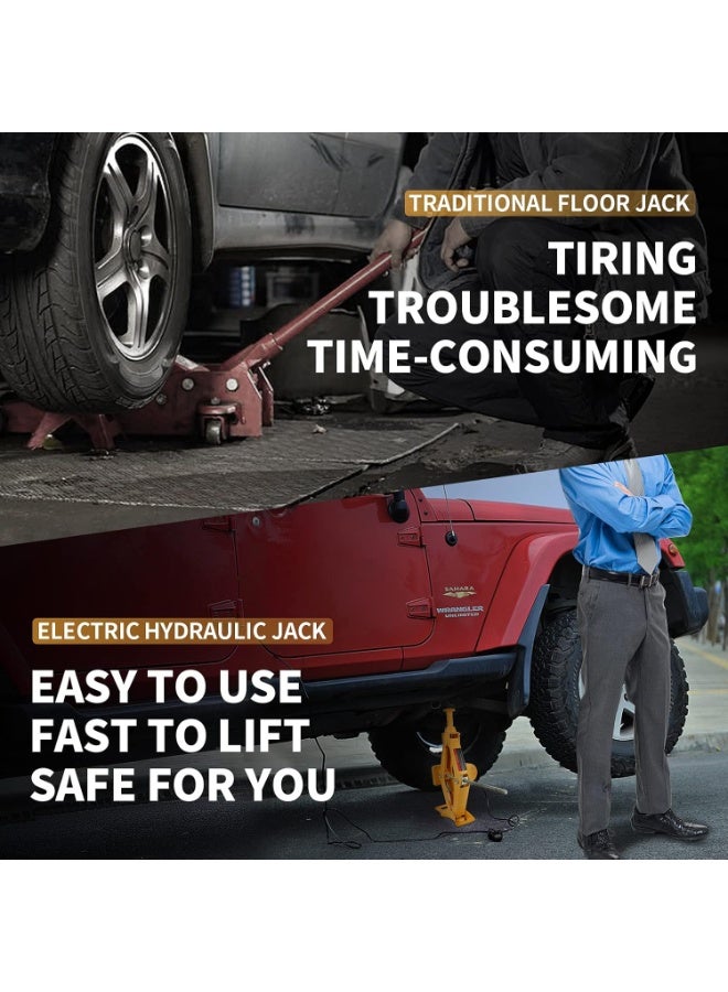 3 Ton Electric Car Jack – 12V Scissor Jack with Impact Wrench & Inflator for Cars, SUVs, and Sedans - Image 4