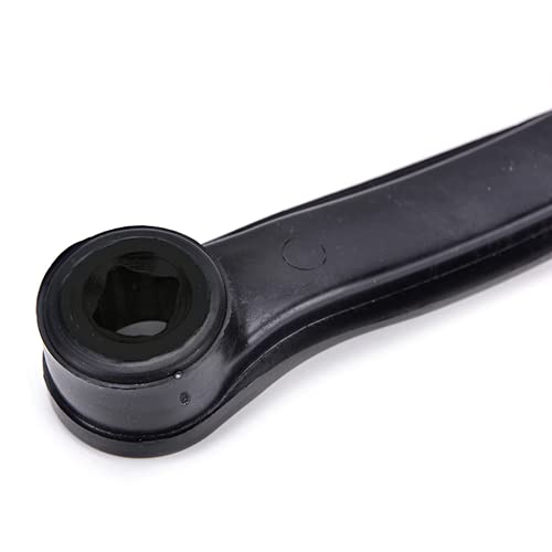 Fastped 200mm Black Steel Iron Bicycle Left Crank Arm with Prismatic Hole quaterless with Prismatic Hole (200mm, Black), Alloy Steel Cycle Wheel Crank Arm, Mountain Bike Tooth Plate Crank, Road Cycle - Image 5