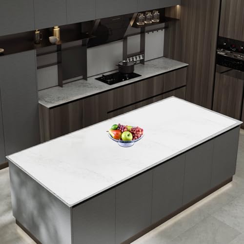 Ultibe 47.3''x23.6''(120cmx60cm) Extra Large Silicone Mat for Kitchen Counter, Heat Resistant Countertop Protector, Non-Slip Waterproof Kitchen Island Mat, Easy to Clean, Semitransparent - Image 1