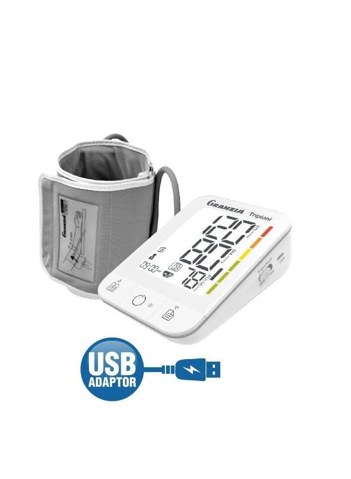  جرانزيا جرانزيا جهاز ضغط قياس الدم ديجيتال تريبيوني لقياس قياس الضغط بمعدل ثلاثي لقراءة ادق يعمل بال usb - Image 3