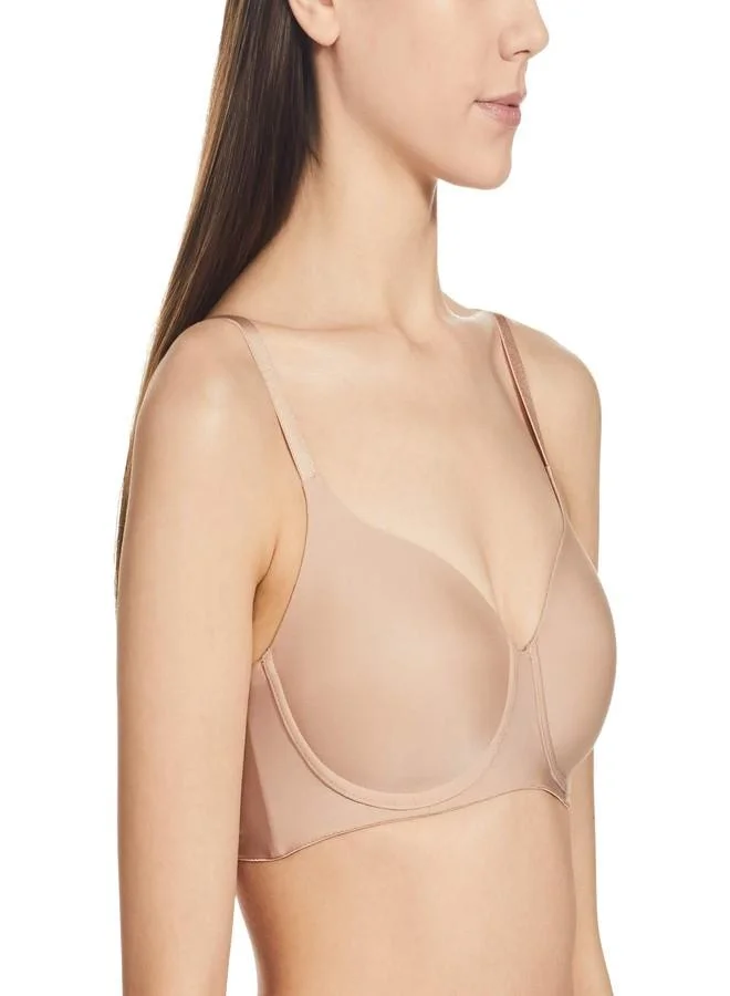 ترايامف Triumph T-Shirt Bra for Women Invisible Padded Wireless Lingerie Body Make-Up Series Seamless Lycra Xtra Fine Support Invisible Second-Skin Full Coverage Smooth Skin 34C Pack of 1