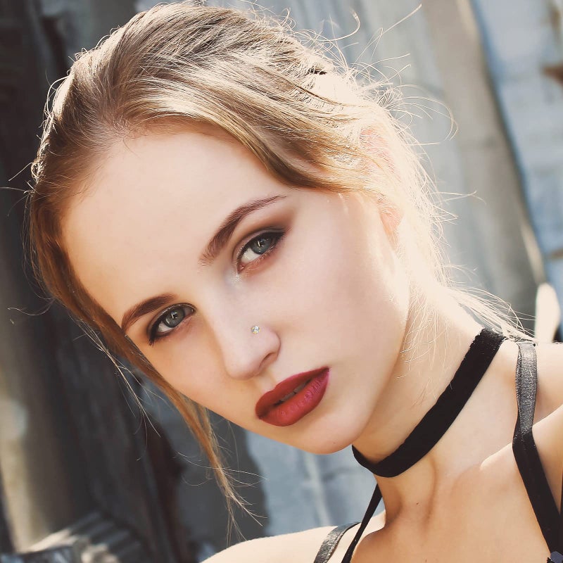 ONESING 23Pcs Gold Nose Rings for Women 20G Nose Piercing Jewelry L Shape Nose Studs Nose Rings Hoop Nose Jewelry Gold Stainless Steel Studs Screw Body Piercing Jewelry for Women Men - Image 5