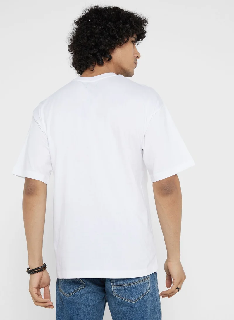 Seventy Five Leaf Print T-Shirt
