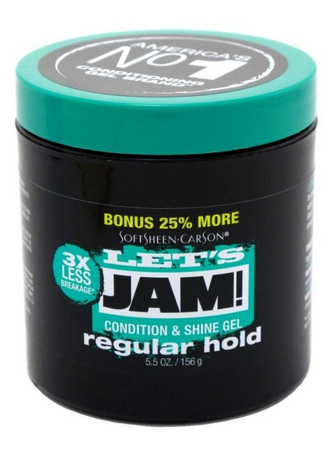 Condition & Shine Gel Regular Hold 5.5 Ounce Jar (162Ml) (Pack Of 2)