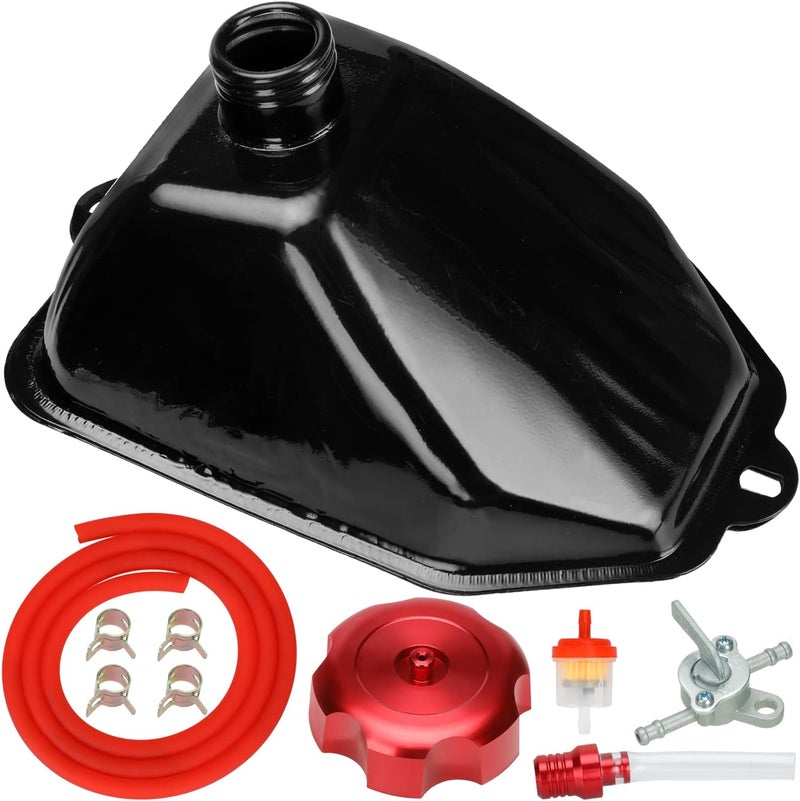YOXUFA Metal Gas Fuel Tank Cap for 110cc 125cc 50cc 70cc 90cc ATV Coolster Taotao ATA110B Chinese Quad 4 Wheeler PeaceSport Roketa Kazuma BMS Yamoto Baja Sunl Lawnmower Buyang Parts - Image 5