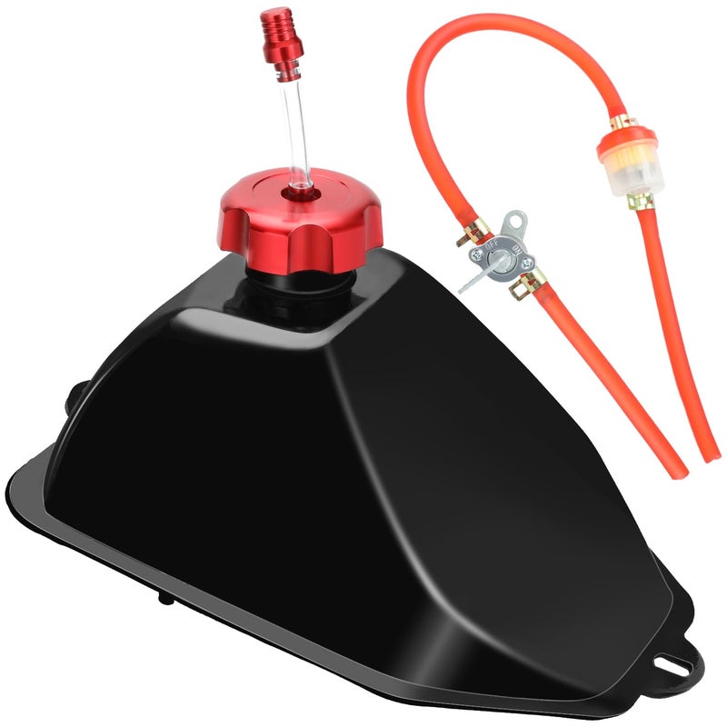 YOXUFA Metal Gas Fuel Tank Cap for 110cc 125cc 50cc 70cc 90cc ATV Coolster Taotao ATA110B Chinese Quad 4 Wheeler PeaceSport Roketa Kazuma BMS Yamoto Baja Sunl Lawnmower Buyang Parts - Image 2