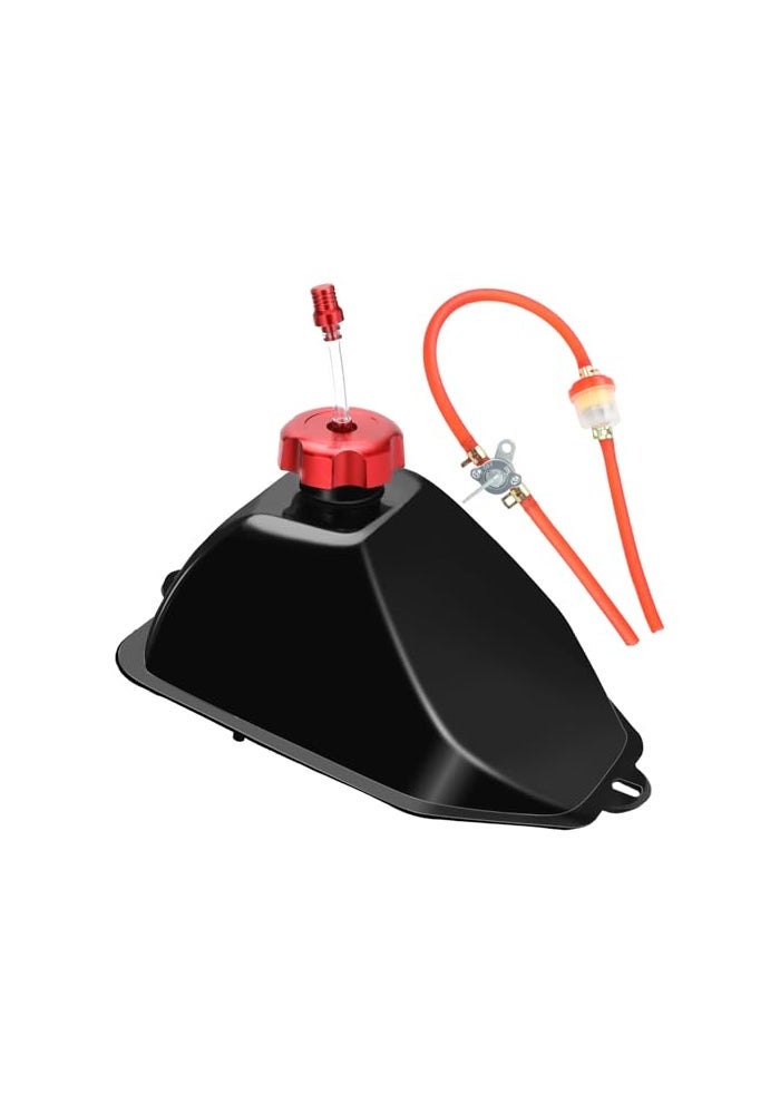 YOXUFA Metal Gas Fuel Tank Cap for 110cc 125cc 50cc 70cc 90cc ATV Coolster Taotao ATA110B Chinese Quad 4 Wheeler PeaceSport Roketa Kazuma BMS Yamoto Baja Sunl Lawnmower Buyang Parts - Image 1