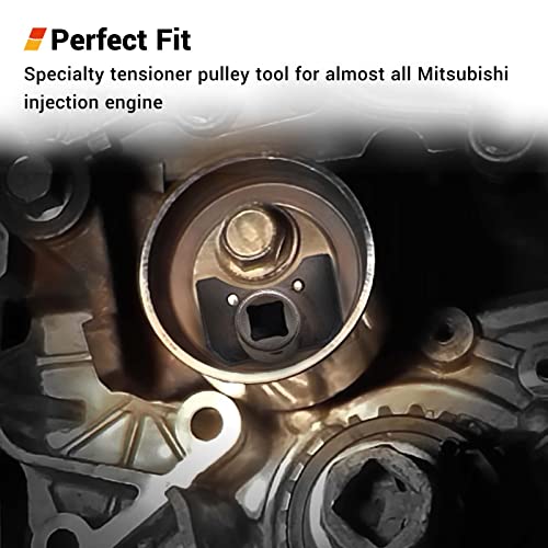 EWK Cam Timing Belt Tensioner Removal Tool Tension Pulley Wrench for Mitsubishi Hyundai - Image 3