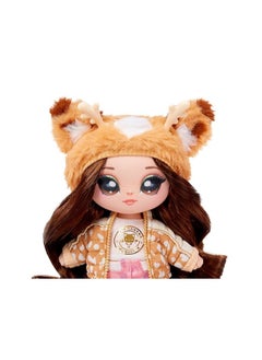 MGA Entertainment Camping Doll Myra Woods Deer Inspired 7.5" Fashion Doll With Brown Hair And PlUSh Deer Sleeping Bag, 2 In 1 Gift | Toy for Kids | AgeGroup :  5+ Years  - Image 3