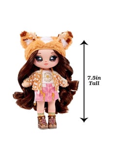 MGA Entertainment Camping Doll Myra Woods Deer Inspired 7.5" Fashion Doll With Brown Hair And PlUSh Deer Sleeping Bag, 2 In 1 Gift | Toy for Kids | AgeGroup :  5+ Years  - Image 4