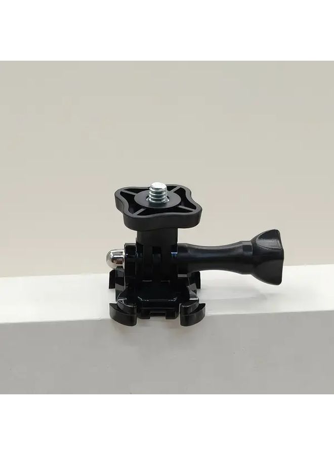 Dual Plug Adapter With Buckle Base For Action Camera Tripod And Selfie Stick - Image 5