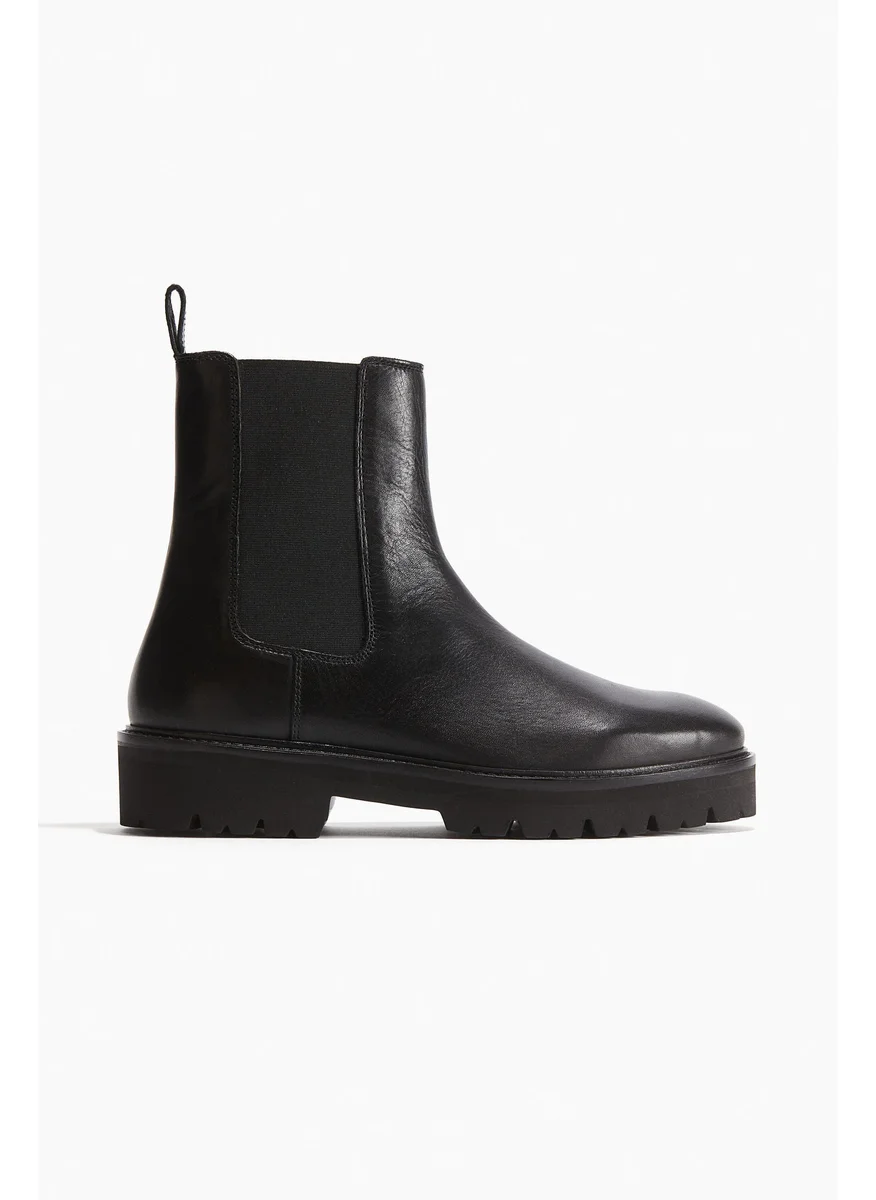 اتش اند ام Leather Chelsea Boots