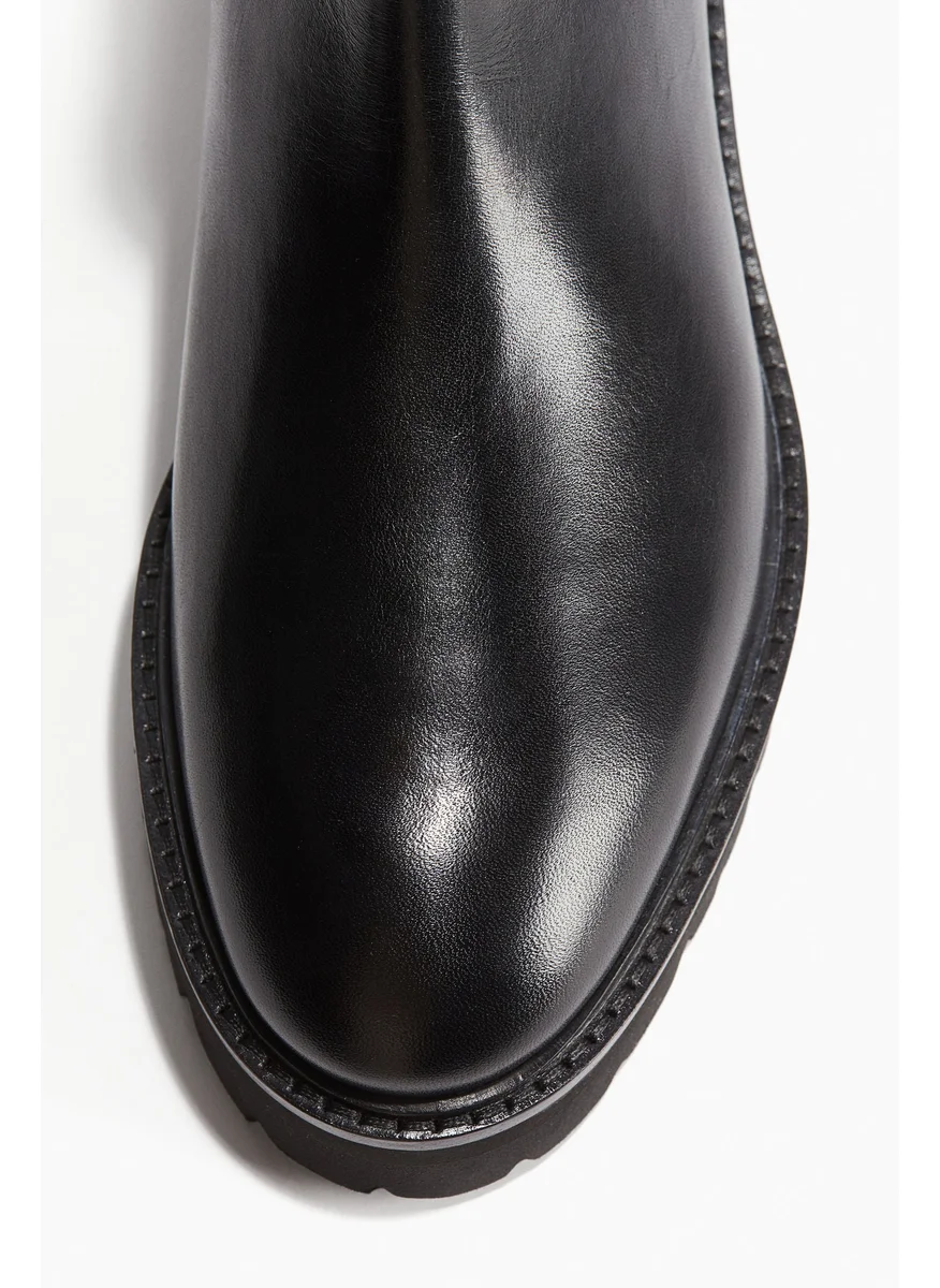 اتش اند ام Leather Chelsea Boots