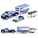 haomsj Car Toys for Kids 9 PCS Playsets Tow Truck Toy and City Carrier VehicleTransport Truck with Die Cast Metal Racing Cars for Boys and Girls Age 35 Years - Image 4