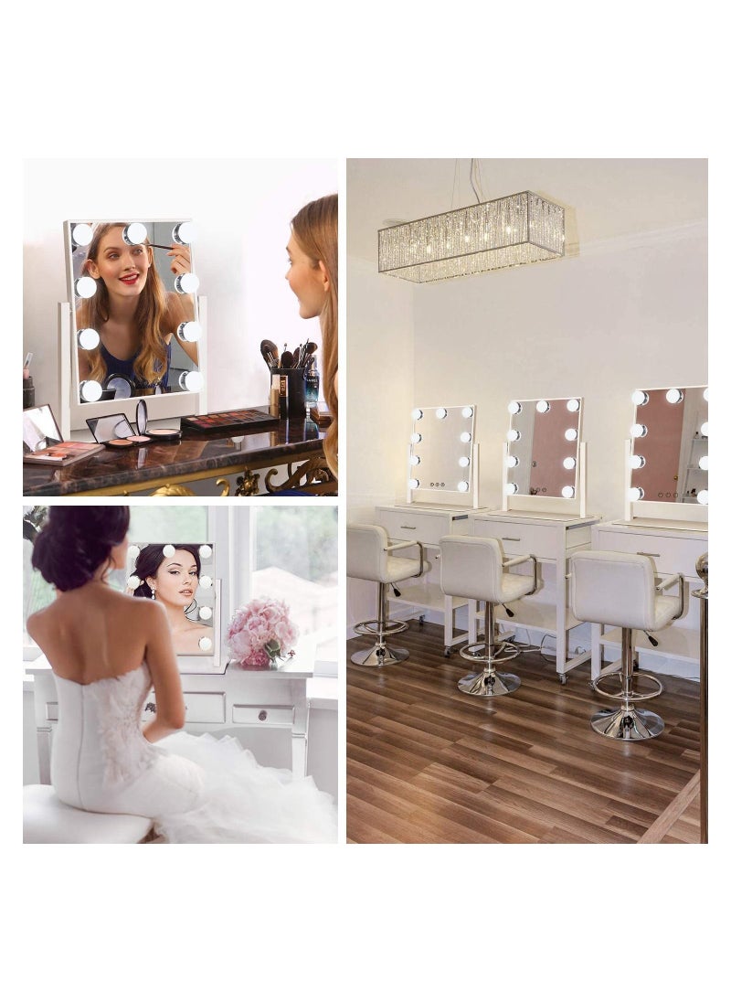 ORiTi Lighted Vanity Mirror - Hollywood Style Makeup Vanity Mirror with Lights and Touch button,3 Color Model, Cosmetic Mirror  - Image 4