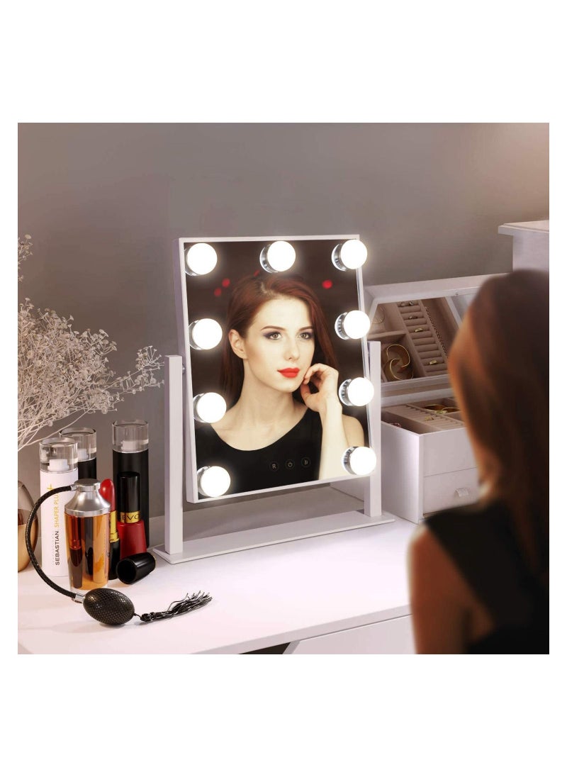 ORiTi Lighted Vanity Mirror - Hollywood Style Makeup Vanity Mirror with Lights and Touch button,3 Color Model, Cosmetic Mirror  - Image 3