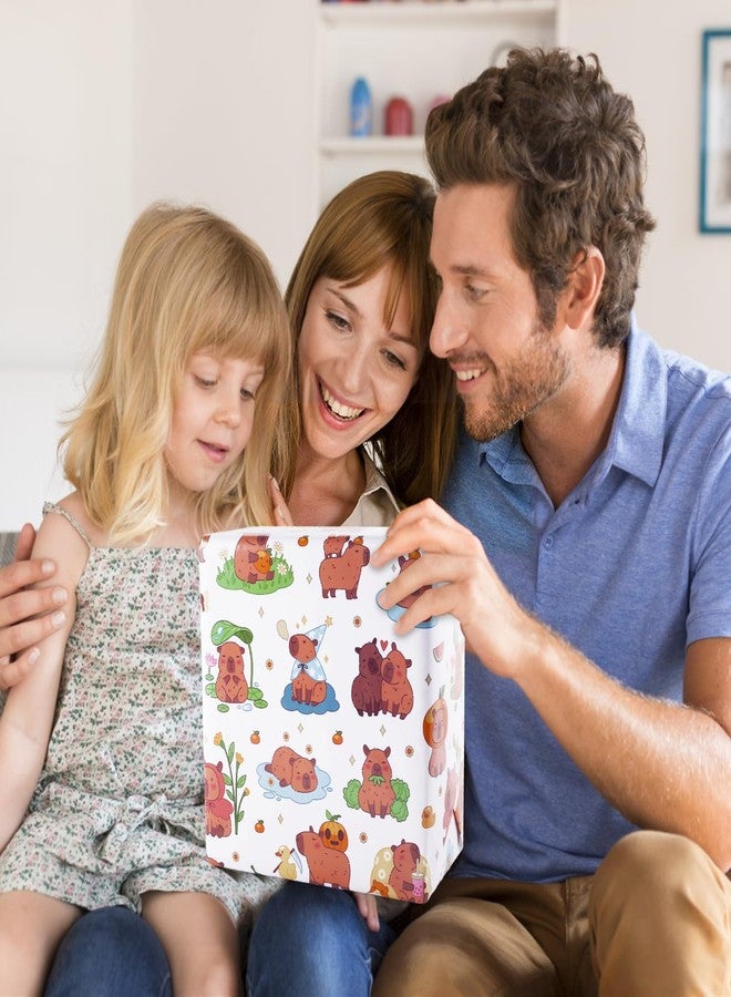 NEPOG Capybara Wrapping Paper For Kids Girls Boys, Cute Capybaras Birthday Wrap Paper 6 Sheets Folded Flat 20x28 inches per Sheet for Spring Summer Birthday Party Kindergarten - Image 5