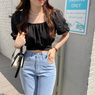 A large number of spot real shot 2022 summer new fashion Korean design back strap two-wear shirt top women Black - pzsku/ZC2EA348679E2055CD946Z/45/1746200530/ab9bdf7e-92b6-4d62-903e-a8afdc4ebc0c