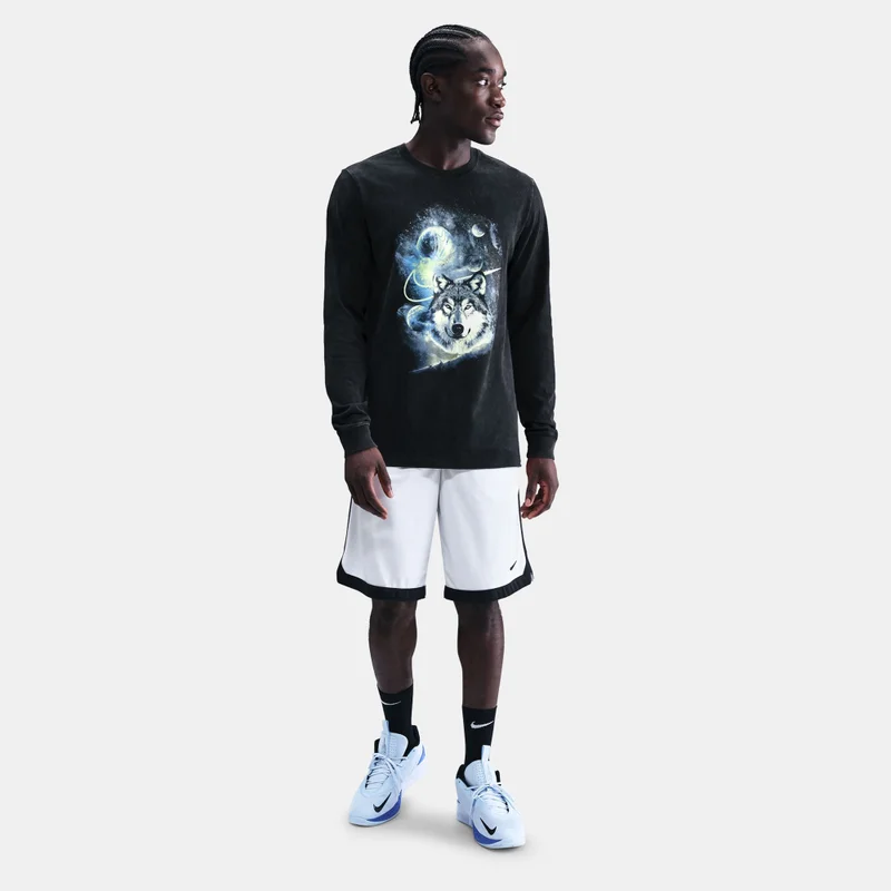 Nike Black Men's Long-Sleeve Basketball T-Shirt for Men | Best Price UAE