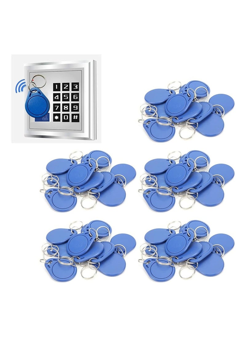 Generic - 50pcs Writable Rewrite 125KHz RFID Tag Keyfob Keychain Cards Copier for Access Control - Image 1