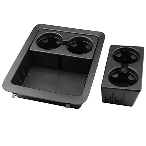 Hsbang Cup Holder Compatible with Suburban 1500 Silverado 2500 3500 HD Tahoe 2007-2014 Avalanche Silverado 1500 Suburban 2500 2007-2013 GMC Sierra 2500 3500 HD (Two Cup) - Image 4