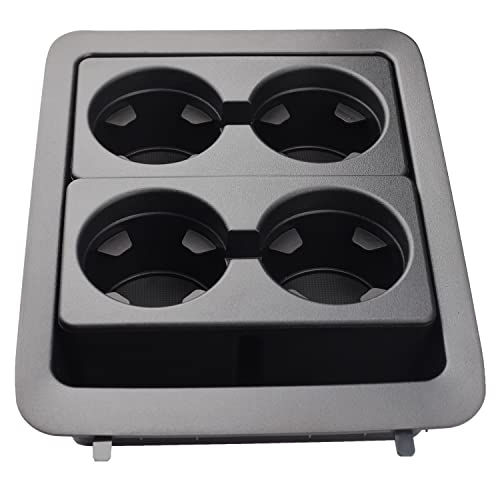 Hsbang Cup Holder Compatible with Suburban 1500 Silverado 2500 3500 HD Tahoe 2007-2014 Avalanche Silverado 1500 Suburban 2500 2007-2013 GMC Sierra 2500 3500 HD (Two Cup) - Image 1