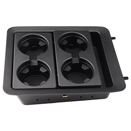 Hsbang Cup Holder Compatible with Suburban 1500 Silverado 2500 3500 HD Tahoe 2007-2014 Avalanche Silverado 1500 Suburban 2500 2007-2013 GMC Sierra 2500 3500 HD (Two Cup) - Image 2