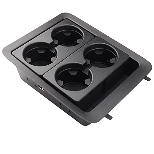 Hsbang Cup Holder Compatible with Suburban 1500 Silverado 2500 3500 HD Tahoe 2007-2014 Avalanche Silverado 1500 Suburban 2500 2007-2013 GMC Sierra 2500 3500 HD (Two Cup) - Image 3