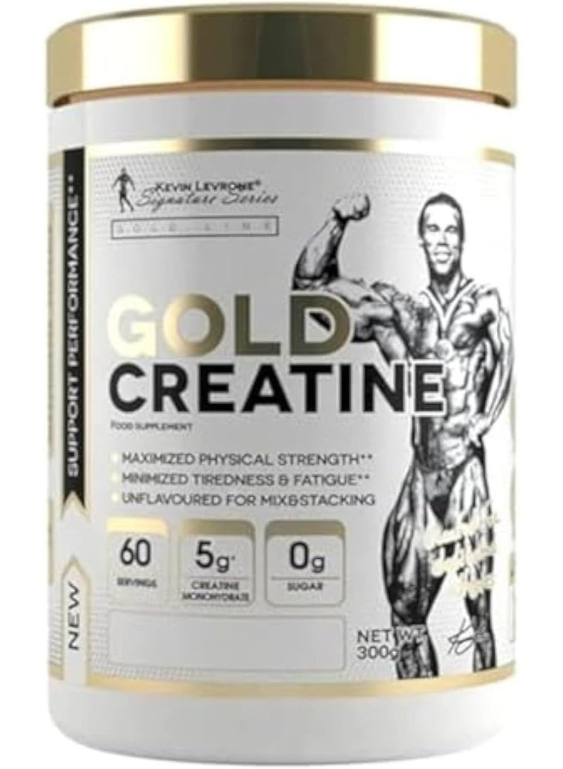 Kevin Levrone Gold Creatine Monohydrate Powder 300g – Daily Creatine for Strength, Power & Workout Performance
