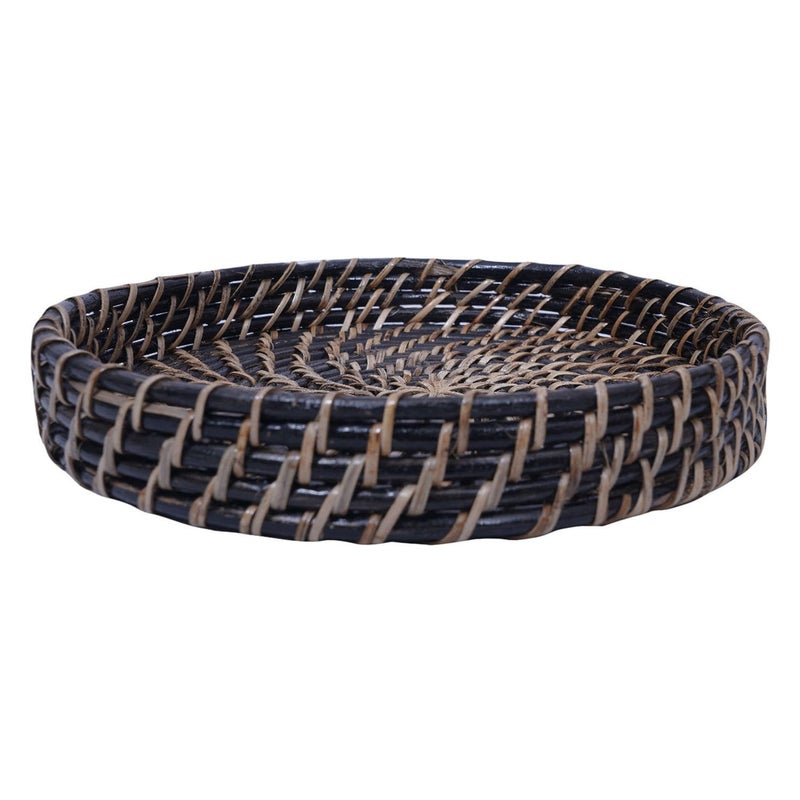 ACH Cane Rattan|Bamboo Serving Tray|Handwoven Artistry, Versatile Use for Breakfast in Bed, Outdoor Picnics Organizing Tea Tray - Serving Cane Tray - Image 1