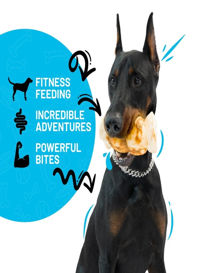 Sitka Farms Beef Cheek ROLL Chicken 5-6 Inch (4 Count) Extra Thick Dog Chew Bones No Rawhide Sourced from Free Range Grass Fed/Healthy Teeth and Gums for Small Medium and Large Dogs - Image 4