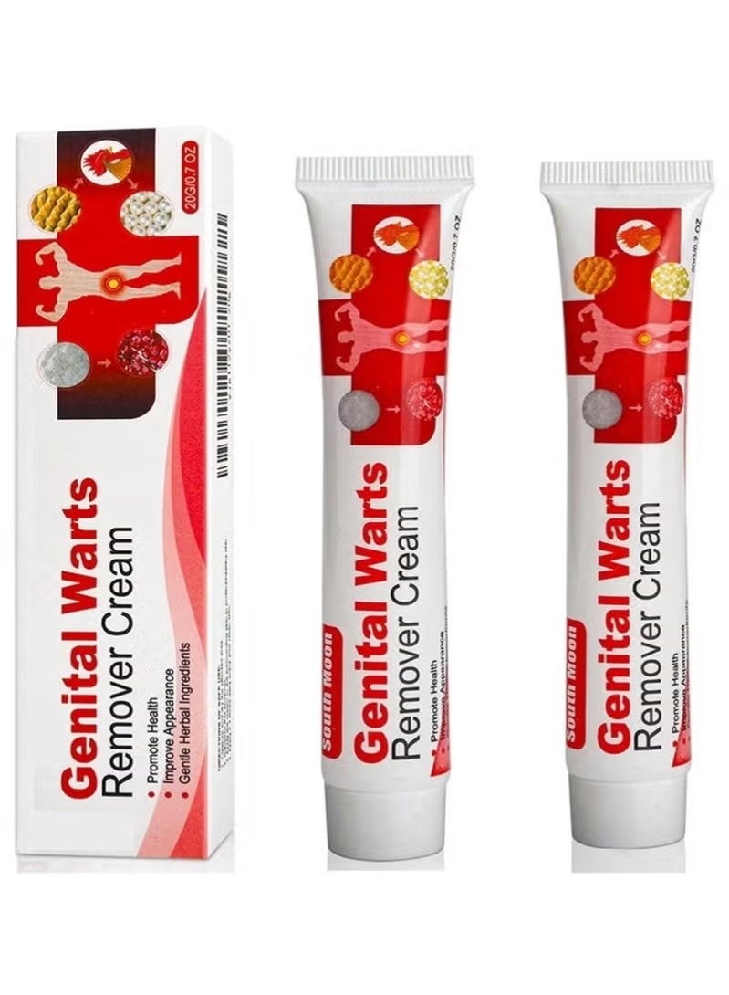 SOUTH MOON Wart Ointment With Salicylic Acid, Fast Acting Wart Remover For Common Warts, Plantar Warts, Corns, And Other Skin Growths, Safe And Effective Ointment (2pcs) - Image 1