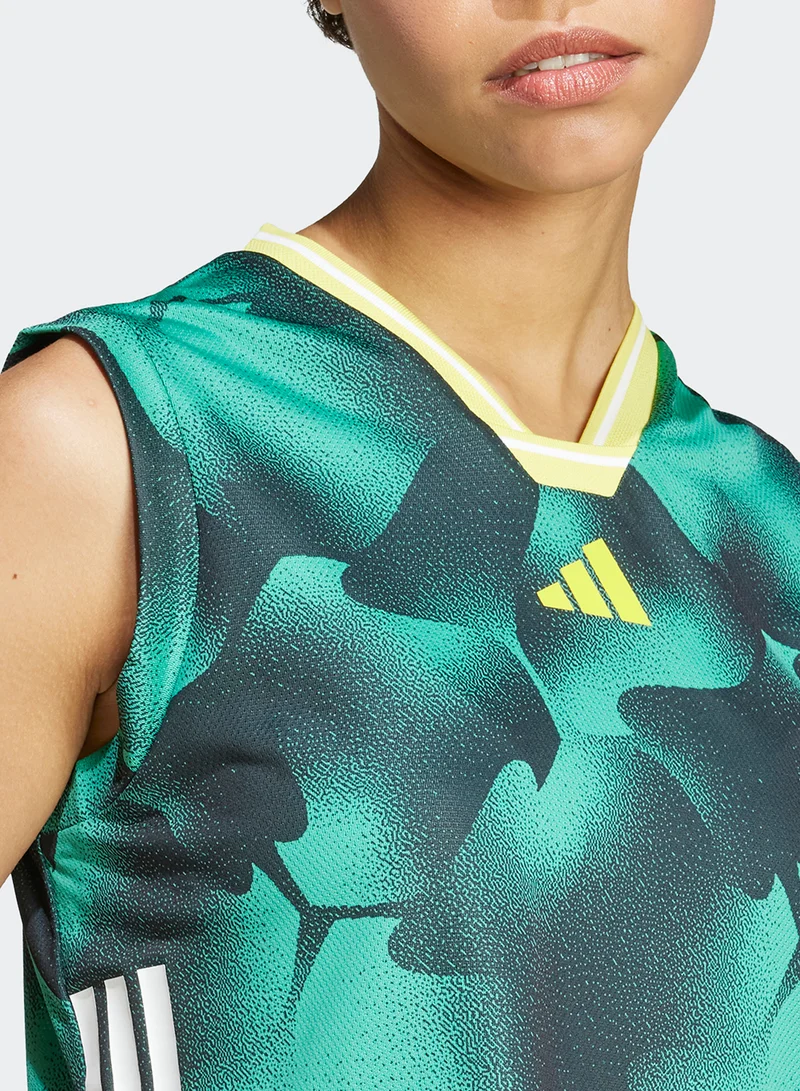 Adidas Tiro Cut 3 Stripes Mesh Tank