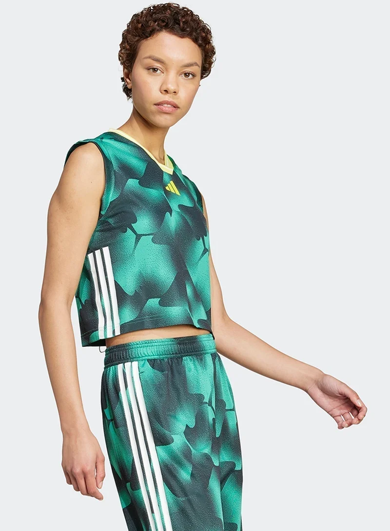 Adidas Tiro Cut 3 Stripes Mesh Tank