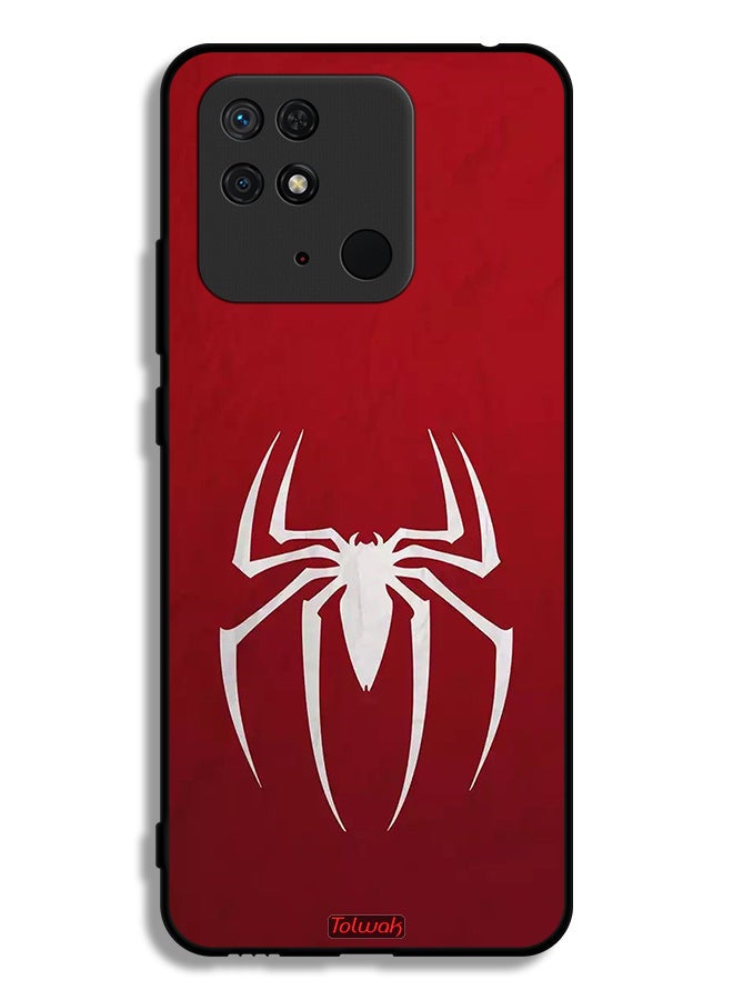 Tolwak Xiaomi Redmi 10C Protective Case Cover Spider Icon - Image 2