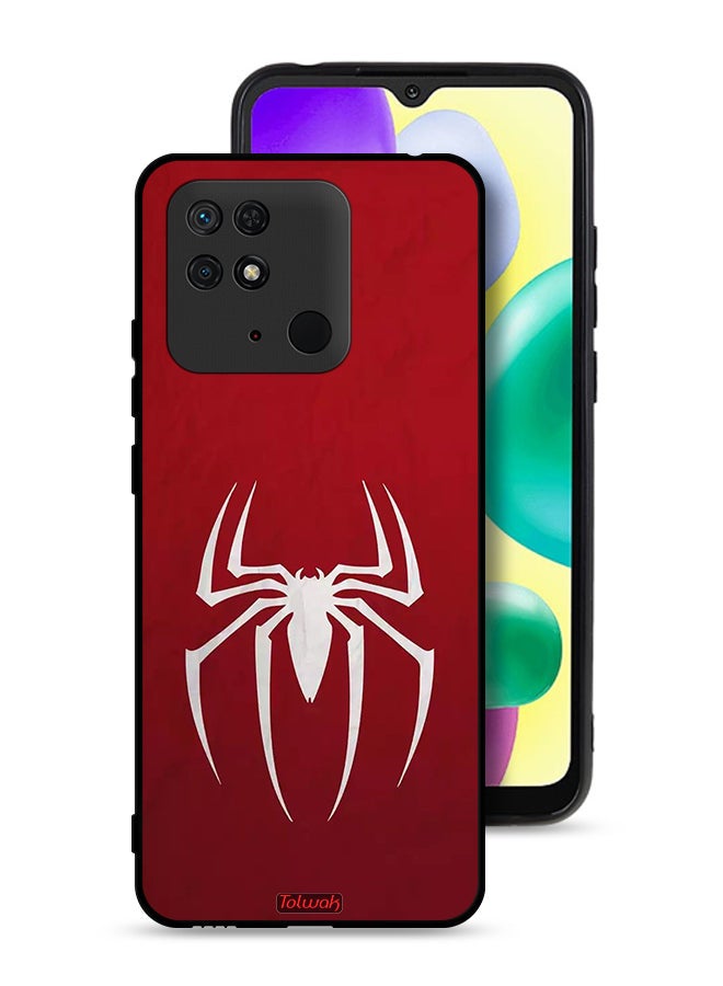 Tolwak Xiaomi Redmi 10C Protective Case Cover Spider Icon - Image 1
