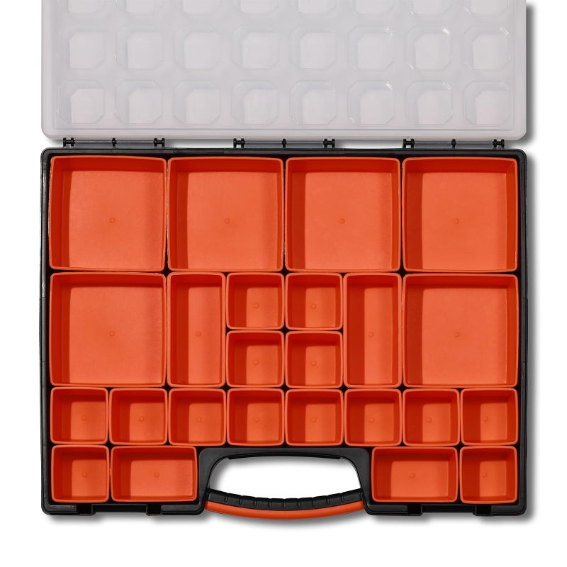 EMENTOL 3PCS Multi-Purpose Portable Organizer Box Set with 72-Removable Compartments, 3 Pieces Professional Boxes with Dimension 16.2"L*13"W*2.3"H - Image 2
