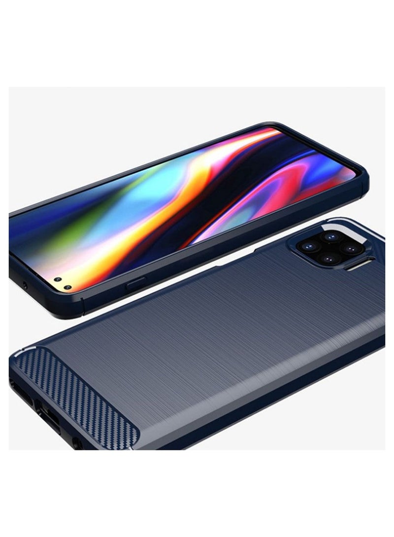 Muyixin Moto G 5G  Plus /Moto One 5G Silicone Full Inclusive Soft Case Blue - Image 2