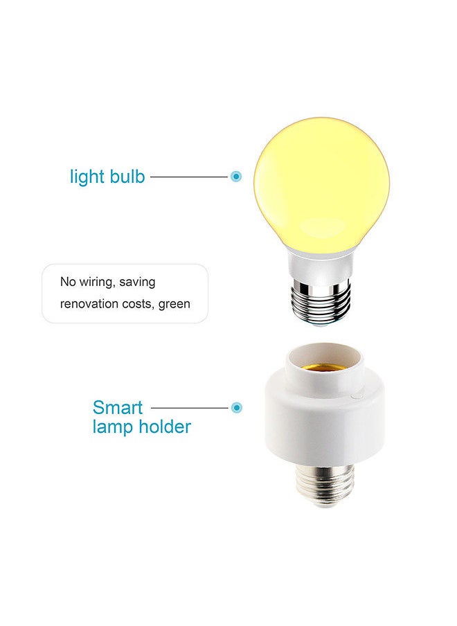 Generic - Tuya Smart Slampher WiFi Smart Light Bulb Holder E27 Wireless Lamp Holder  Real Timer for Smart Home Compatible with Amazon Alexa & for Google Home - Image 1