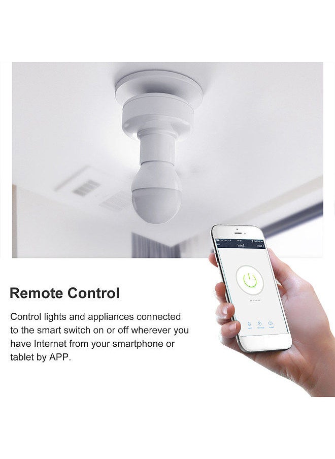 Generic - Tuya Smart Slampher WiFi Smart Light Bulb Holder E27 Wireless Lamp Holder  Real Timer for Smart Home Compatible with Amazon Alexa & for Google Home - Image 1