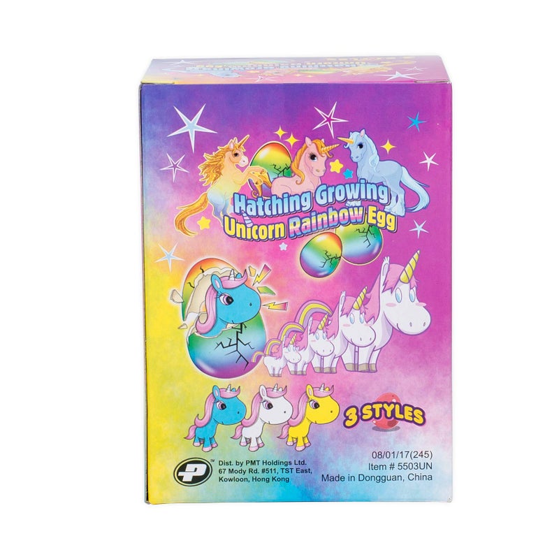 Playmaker Toys مجموعة من 2 بيضة قوس قزح مفاجئة تنمو وتفقس للأطفال (يونيكورن) - Image 3