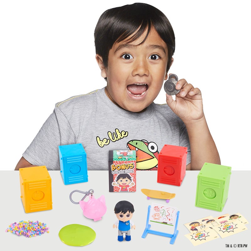 Just Play JP Ryan's World Stacking Locker Surprise - Crack with Hammer for Surprises Inside, Multi-color, 79269 - Image 2