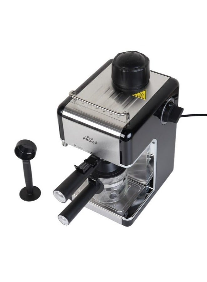 PROOF Bundle 2 Espresso and Cappuccino Coffee Makers 800 Watt Black/Gray - Image 4